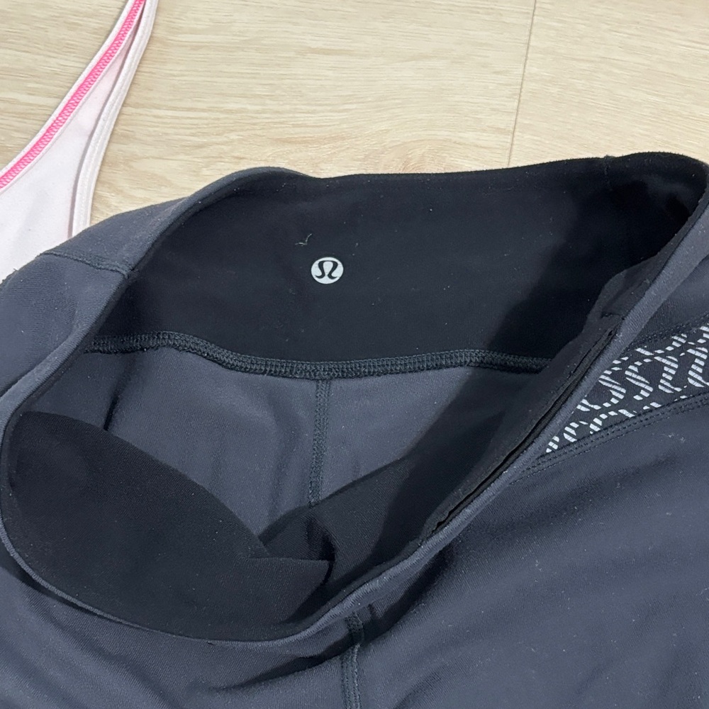 Lululemon light pink Tank and gray capris Set athletic, casual, workout, sporty - Picture 5 of 7